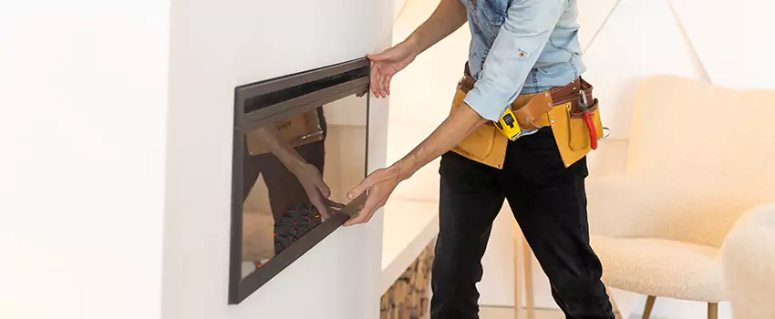 Metal Fireplace Installation in Brandon, Mississippi