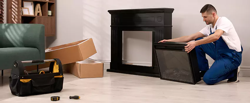 Old Rusted Metal Fireplace Repair And Replacement in Brandon, MS