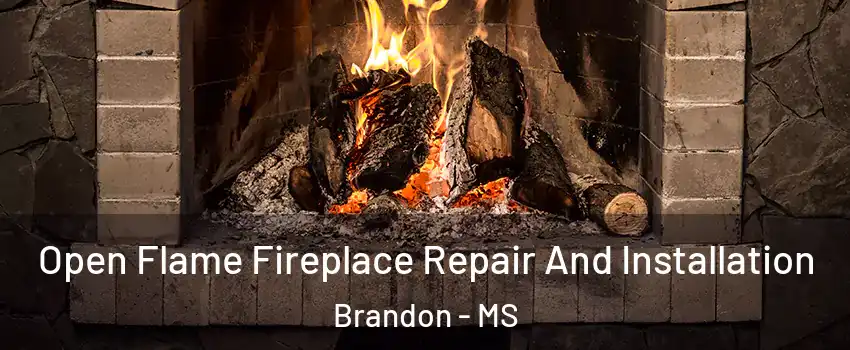  Open Flame Fireplace Repair And Installation Brandon - MS